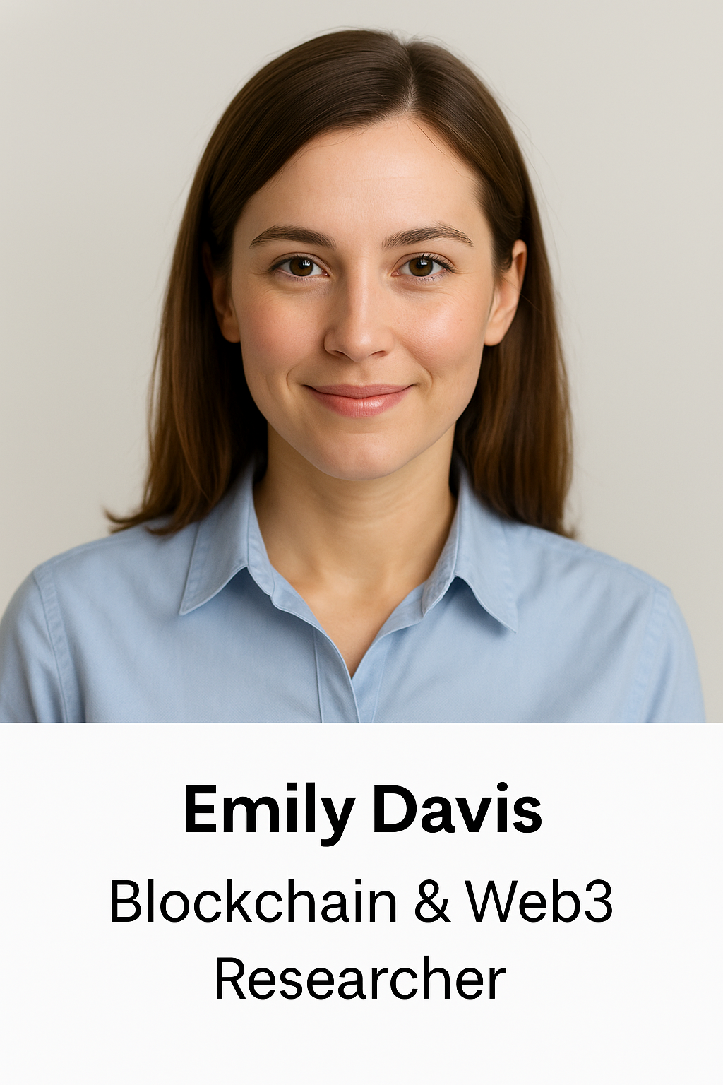 Emily Davis Blockchain & Web3 Researcher profile image
